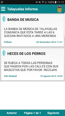 Talayuelas Informa android App screenshot 1